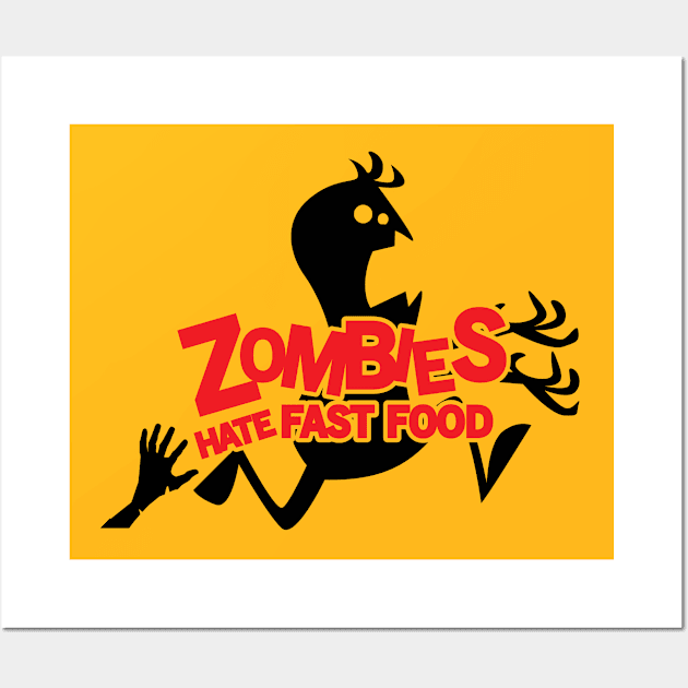 Hate fast food (2) Wall Art by nektarinchen